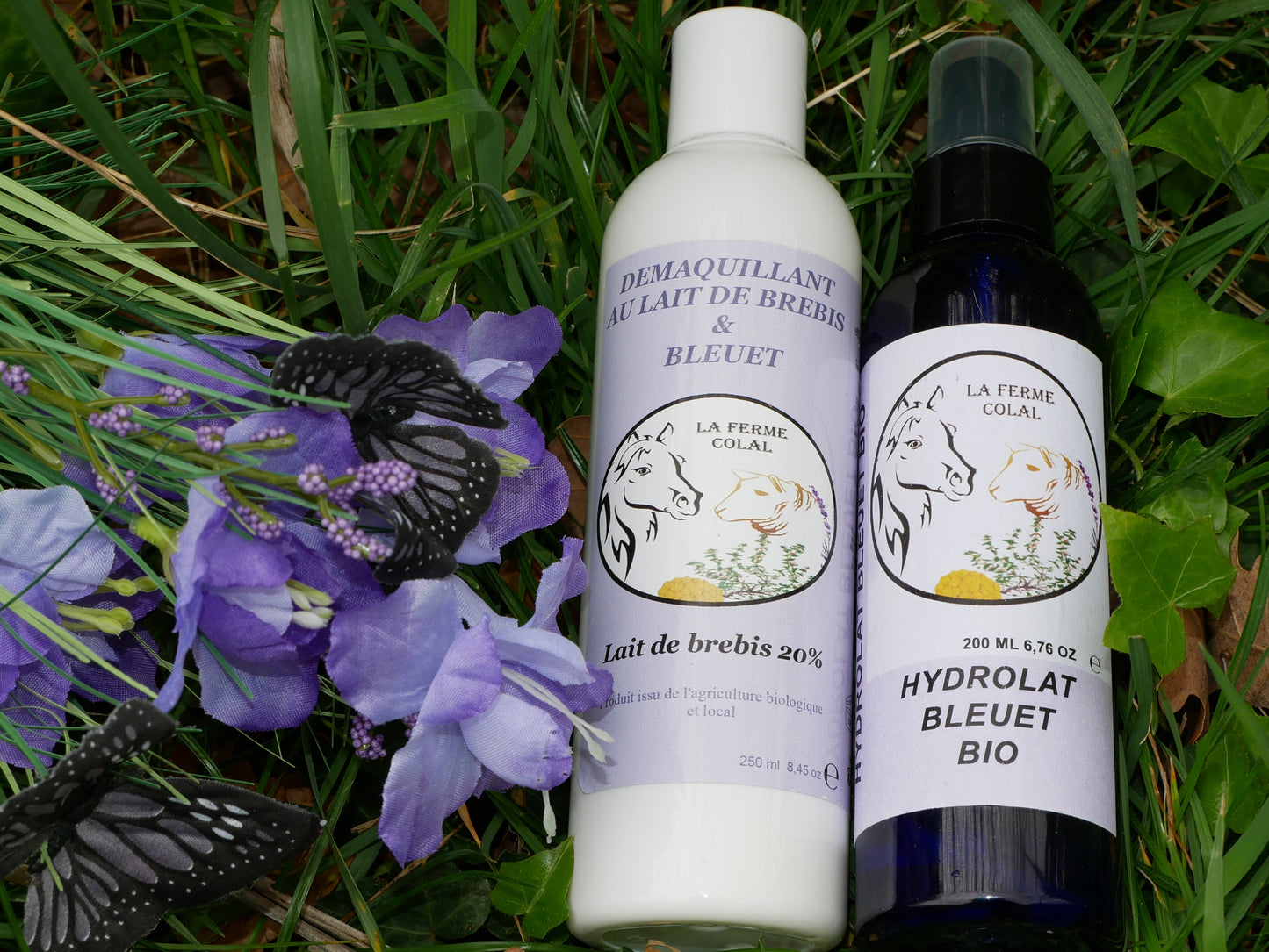Démaquillant lait de brebis et Bleuet