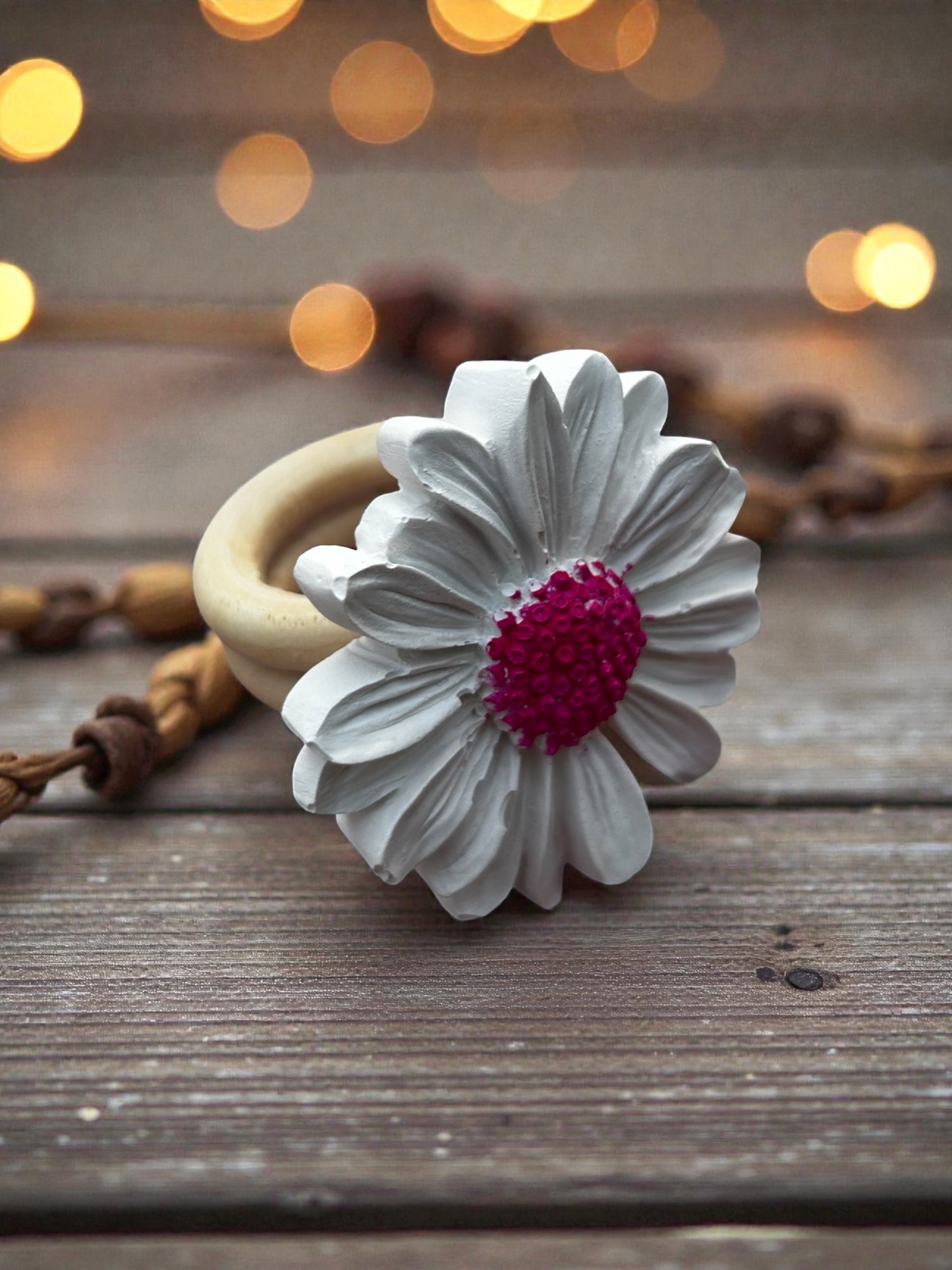 🌼 Porte-serviette Marguerite                  🌿Naturel