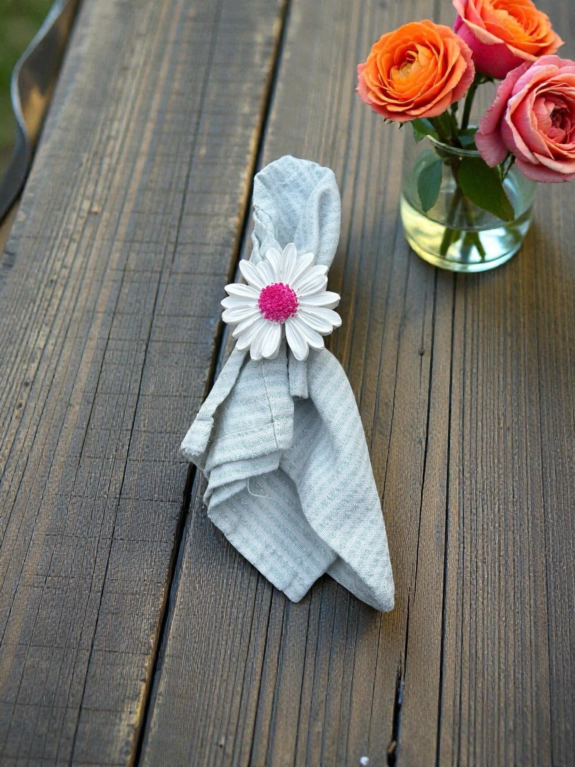 🌼 Porte-serviette Marguerite – ✨Élégance