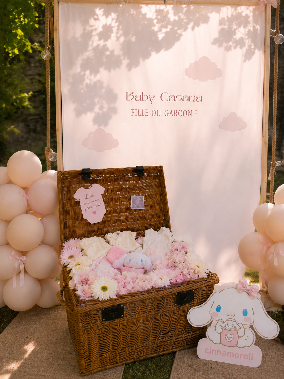 Location de la Malle Fleurie Gender Reveal